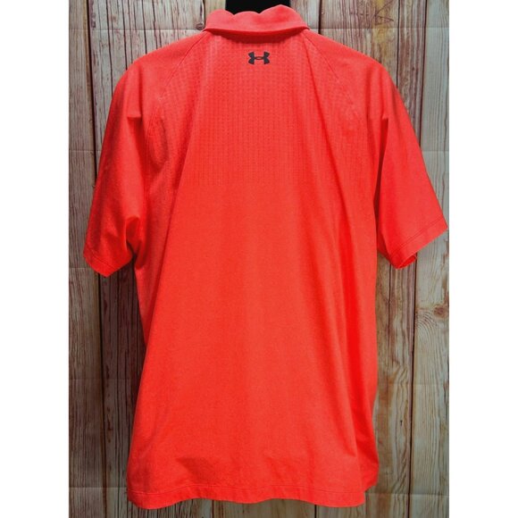 Under Armour Men's Loose Fit HeatGear Pink Polo XXL - Picture 2 of 6